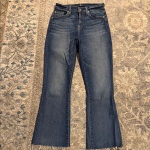 7 For All Mankind Cropped Alexa Bootcut Jeans